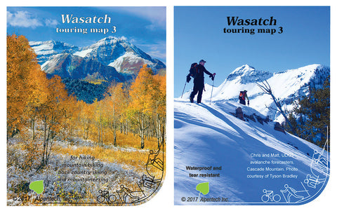 Southern and Northern Wasatch, Stansbury, and Uinta Backcountry Recreation Maps
