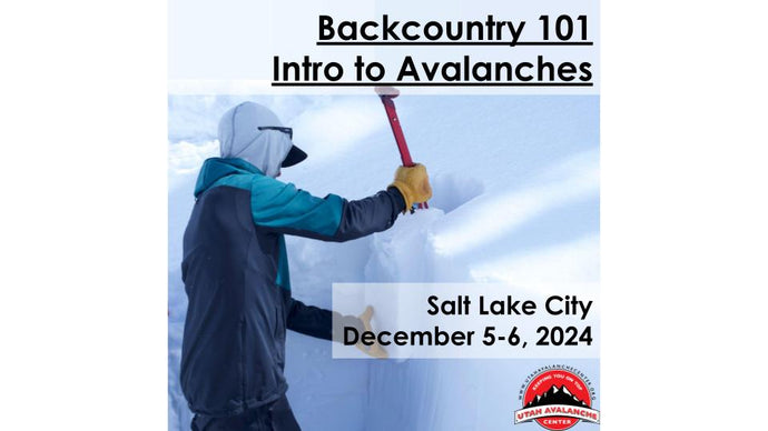 Backcountry 101: Introduction to Avalanches | Salt Lake City | December 5 & 6, 2024