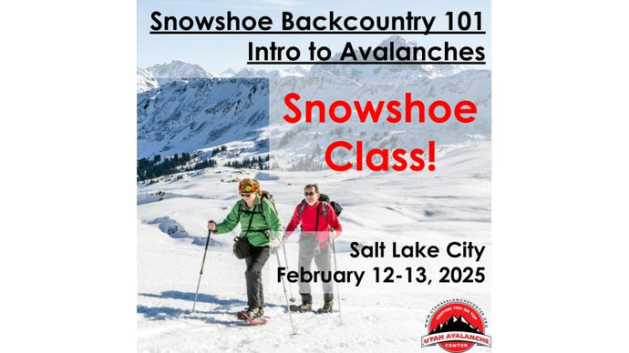 Backcountry 101: Introduction to Avalanches - SNOWSHOE CLASS | Salt Lake City | February 12 & 13, 2025