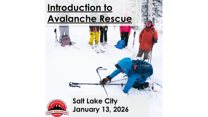 Introduction to Avalanche Rescue | SLC | January 13, 2026