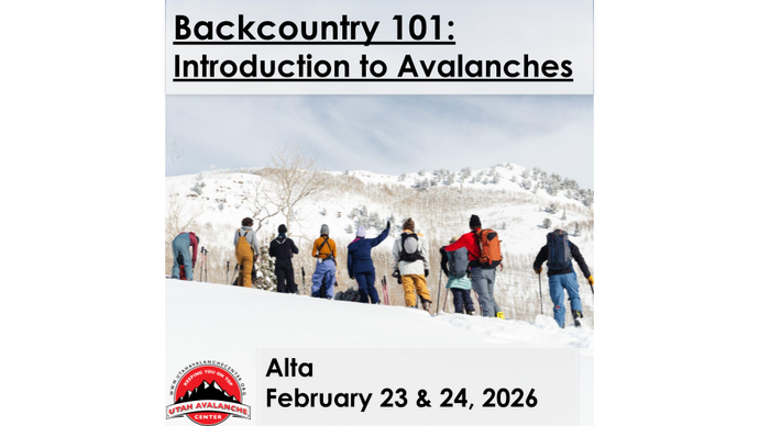 Backcountry 101: Introduction to Avalanches | Alta | February 23 & 24, 2026 - ACE