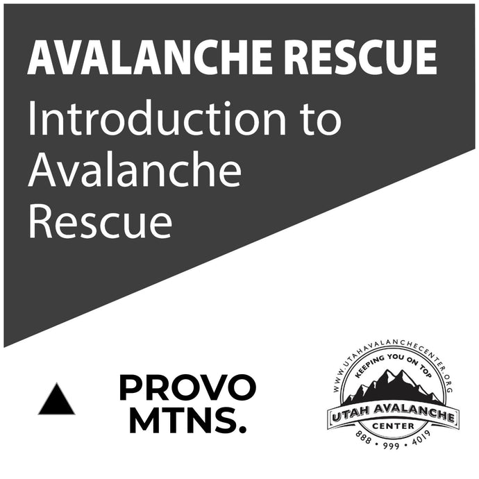 Intro to Avalanche Rescue Course | Provo Mtns. | January 9, 2024