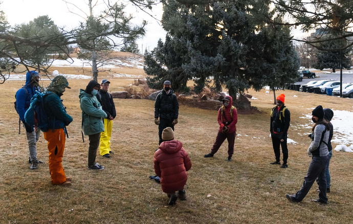 Matt Knoop Park in Park City Community Avalanche Rescue Practice - November 2